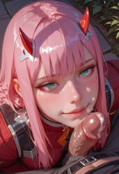 Zero Two (Darling In The Franxx) Rule 34 Image